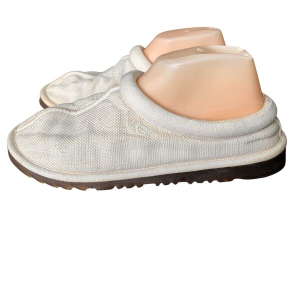 UGG Tasman Men's Slippers Slip On Comfort Mule Outdoors 1123691 Cream Size 9 - Picture 1 of 13